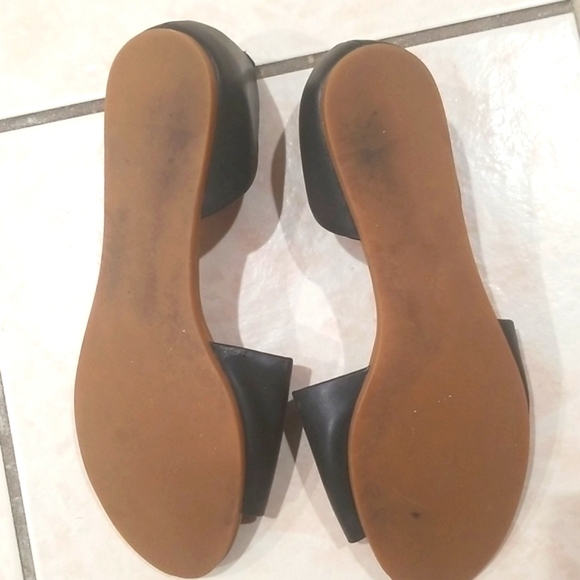 Women's Madewell Black Sandals Size 6 - Picture 4 of 5